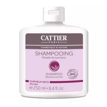 Cattier Shampoing Bio à la Moelle de Bambou Cheveux Sec 250 ml