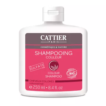 Shampoo de cor sem sulfato orgânico Cattier 250ml