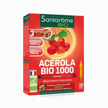 SANTAROME BIO Bio Acerola 1000 20 Ampullen 10ml