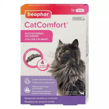 Coleira calmante Beaphar Catcomfort com feromônios para gatos e gatinhos