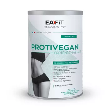 Eafit Protivegan Vegetale Proteine Premium Schokolade / Haselnuss 450 g
