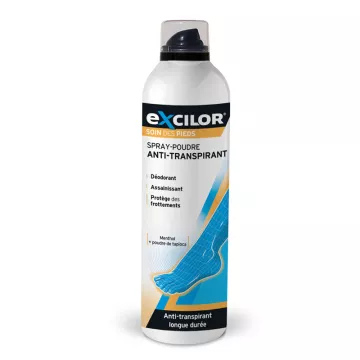 EXCILOR Spray-Poudre Transpiration des pieds 150ml