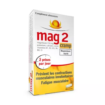 Mag 2 Cramp Marinemagnesium + Vitamine 30 Tabletten