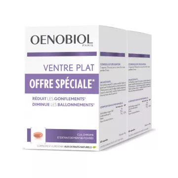 Oenobiol Vrouwen 45+ Platte Buik 2 x 60 capsules