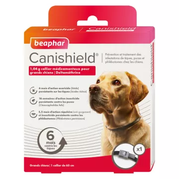 Coleira Beaphar Canishield 1,04 g para cães grandes