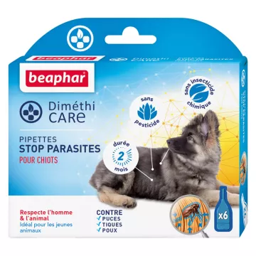 Пипетки Beaphar Dimethicare 6 Stop Parasites для щенков