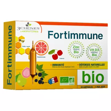 3-Chênes Fortimmune biologische natuurlijke verdedigingsmiddelen 20 ampullen 