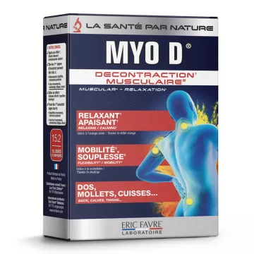 Eric Favre Myo D de relaxamento muscular de 30 comprimidos