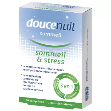DouceNuit Sommeil & Stress 3 en 1 30 comprimés
