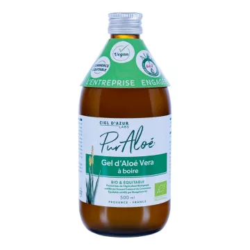 Pur'Aloe aloe vera gel to drink 500ml or 1 liter