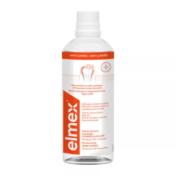 Solution dentaire Elmex anti-caries 400ml Bain de bouche