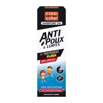 Cinq-sur-Cinq Anti Poux et Lentes Shampoing Gel 100 ml