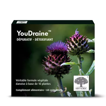 YOUDRAINE tabletas desintoxicación limpiador New Nordic Vitalco