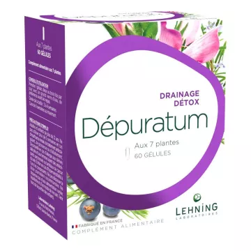 Digestivi e l'eliminazione urinaria depuratum 60 CAPSULE Lehning