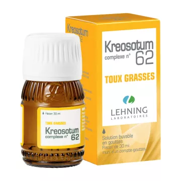 Kreosotum Complexe L62 Toux Grasses LEHNING Gouttes 30ml