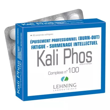 Kali Phos complejos L100 Burnout Intelectual Lehning 60 Tabletas