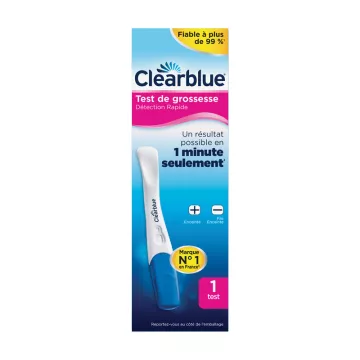 Prueba de embarazo de detección rápida Clearblue