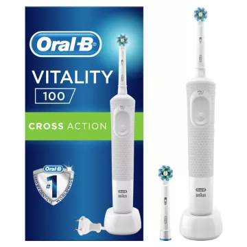 Escova de dentes elétrica Oral B Vitality 100 CrossAction
