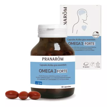 Pranarom Essential Fatty Acids Omega 3 Forte Q10 60 капсул