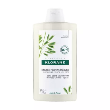 Klorane shampooing à l'extrait d'Avoine 400 ml