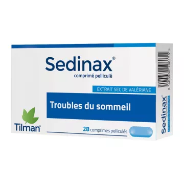 Comprimidos de extrato de valeriana Sedinax Tilman