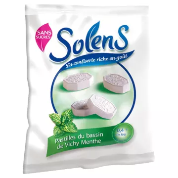 Solens PASTILLE VICHY BASIN zonder suiker MINT 100G