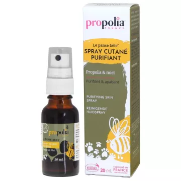 Propolia Animaux Spray cutané purifiant Propolis & Miel Spray 20 mL