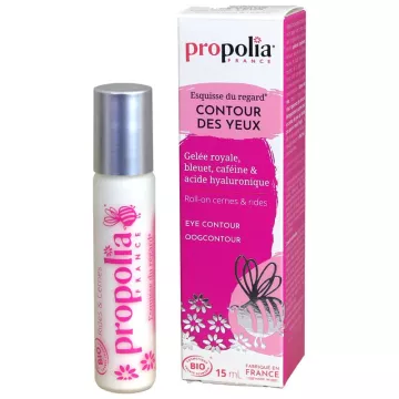 Propolia Organic Eye Contour Roll-On Augenringe und Falten 15ml