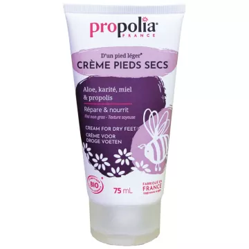 Propolia Bio-Creme für trockene Füße repariert und nährt 75 ml
