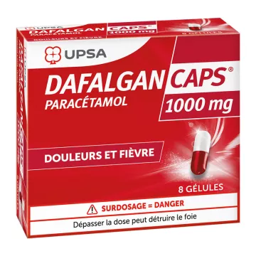 DAFALGANCaps 1000mg 8 cápsulas UPSA