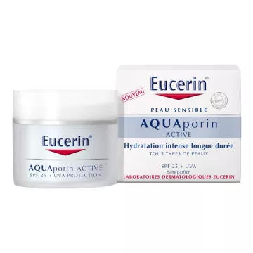 Eucerin Aquaporin attivo SPF25 50ml Crema idratante Protector