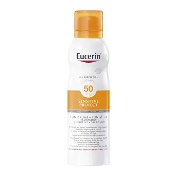 Eucerin Sun Névoa SPF50 200ml Refrescante Transparente