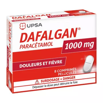 DAFALGAN 1G Paracétamol 8 Comprimés