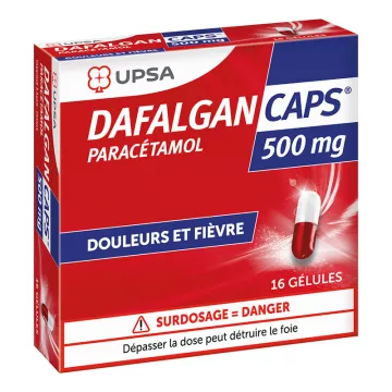 Dafalgan Caps Paracetamol 500MG 16 capsules