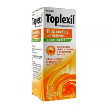 TOPLEXIL 0,33MG / ML syrup without sugar dry cough 150ML