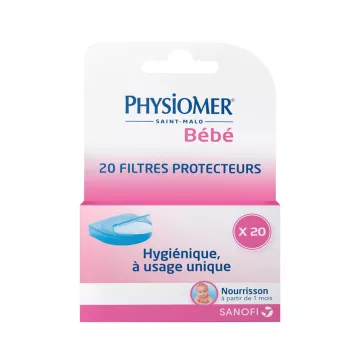 PHYSIOMER Recharge 20 filtres pour mouche-bébé