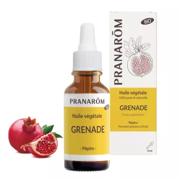 Pranarom organic pomegranate vegetable oil 30ml Pipette bottle