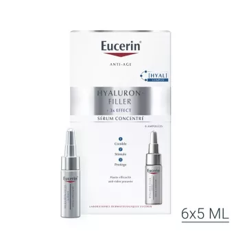 Eucerin Hyaluron-Filler +3X Effect Sérum Concentré 6 x 5 ml