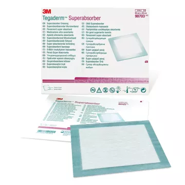 Повязка Tegaderm Square Superabsorber 20x20см