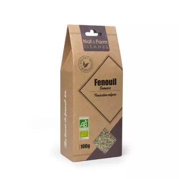 Chá de Ervas de Sementes de Funcho Orgânico Nat & Form 100 G
