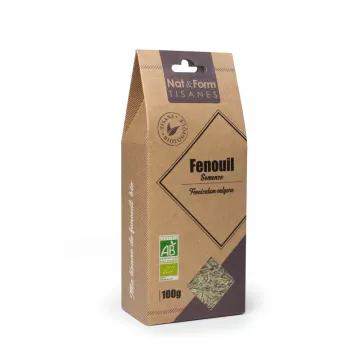 Nat & Form Tisane Fenouil Semence Bio 100 G