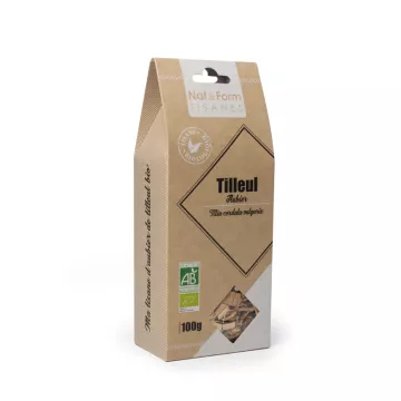 Chá de ervas Nat & Form Eco Rce orgânico tília branca alburno 100 g