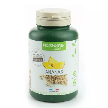 Nat & Form Pineapple 200 Vegetable Capsules