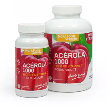Nat & Form Acerola 1000 Tabletten