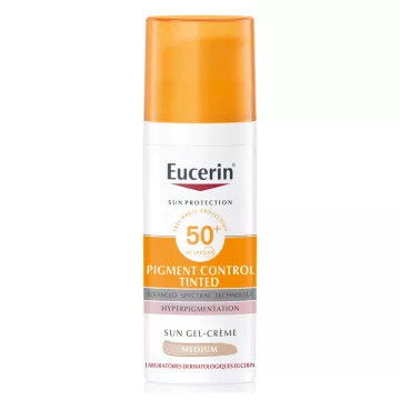 Eucerin Sun Pigment Control Gel Tinted Cream SPF50+ in pharmacies