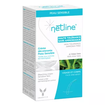 NETLINE Bleaching Cream Gevoelige huid, gezicht en lichaam 60ml