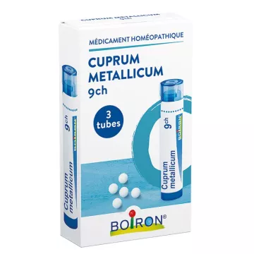 Cuprum Metallicum 9 CH Boiron Homeopack 3 Tubos de Granulados