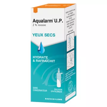AQUALARM UP 2% Povidone Ophthalmic Solution BAUSCH & LOMB 10ML