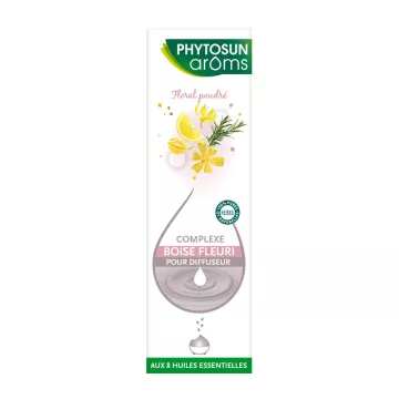 Complexo floral amadeirado Phytosun Aroms para difusor