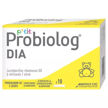 P'tit Probiolog Dia Probiotique pour Enfant et bébé 10 Sticks